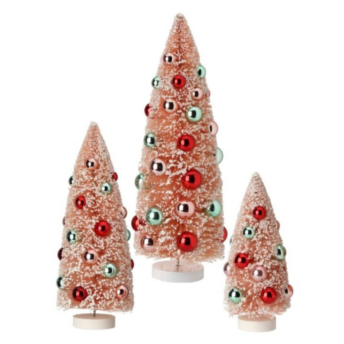SWEETS W/GLITTER SISAL TREE W/BALL |  9" 12" 15"