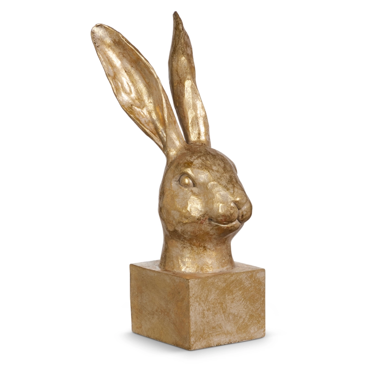 Gold Rabbit Bust (10.5")