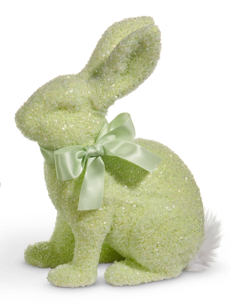 Green Beaded Bunny