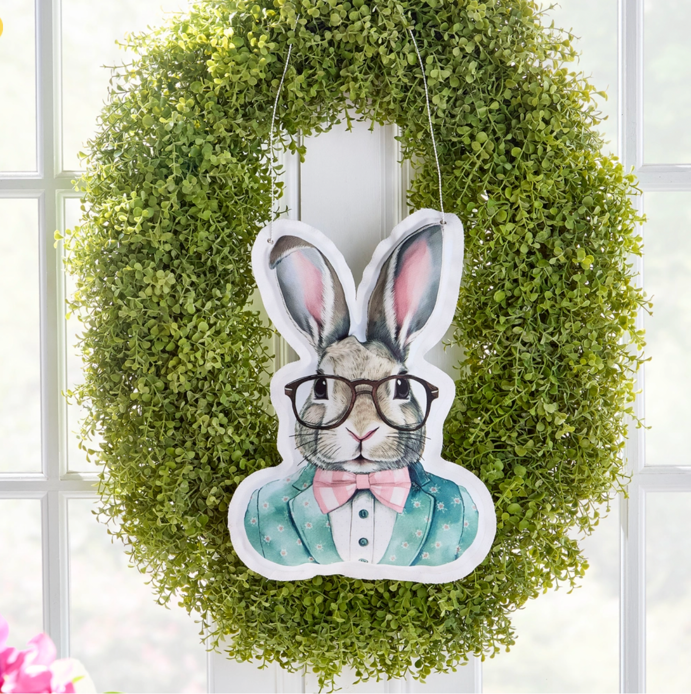 Oval Sedum Wreath (32")