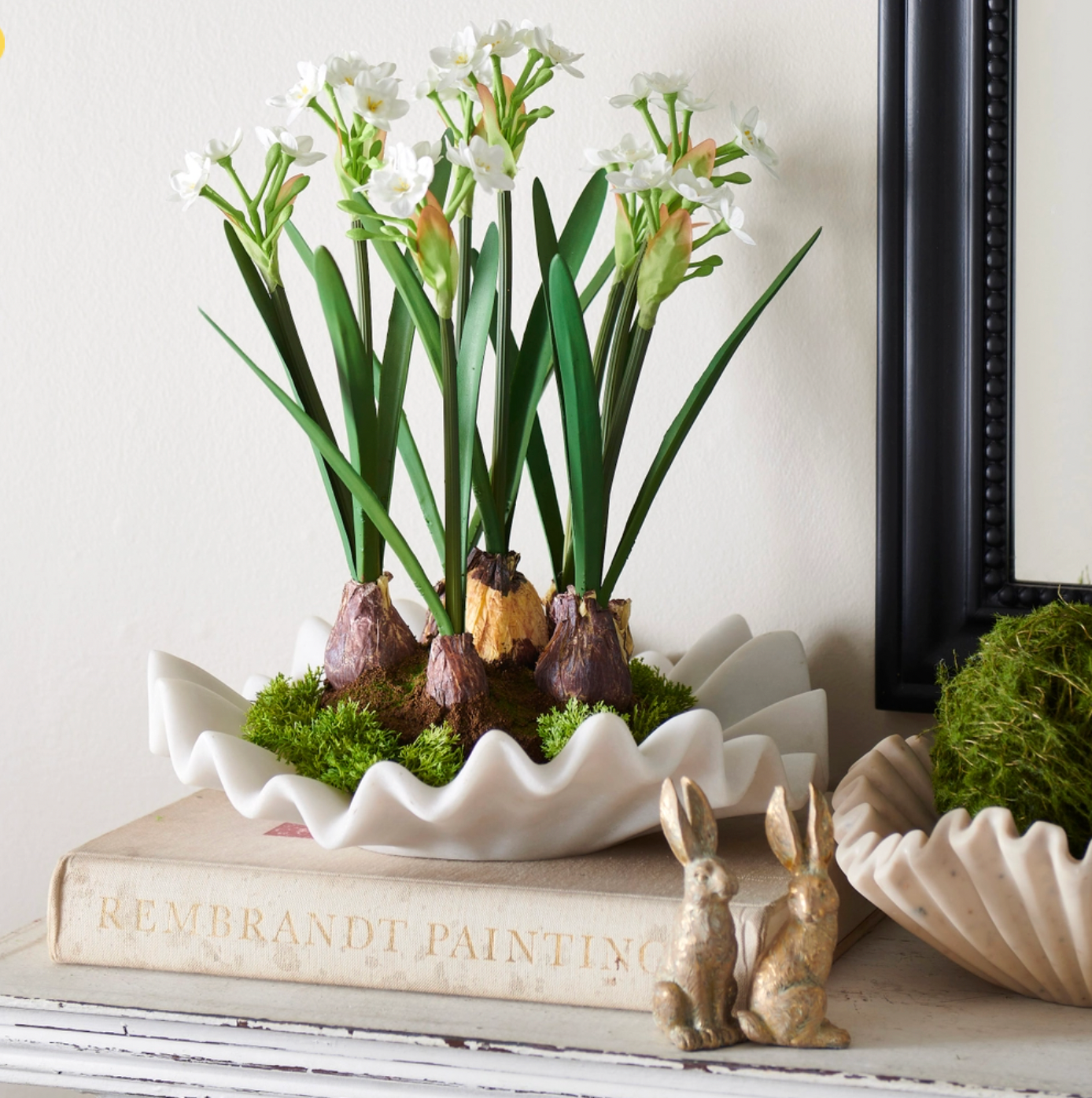 Gold Leaf Rabbits (4.75"), s/2