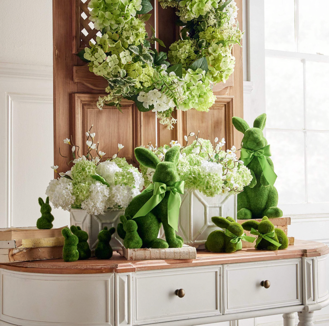 Mini Moss Rabbits (3.75"), s/4