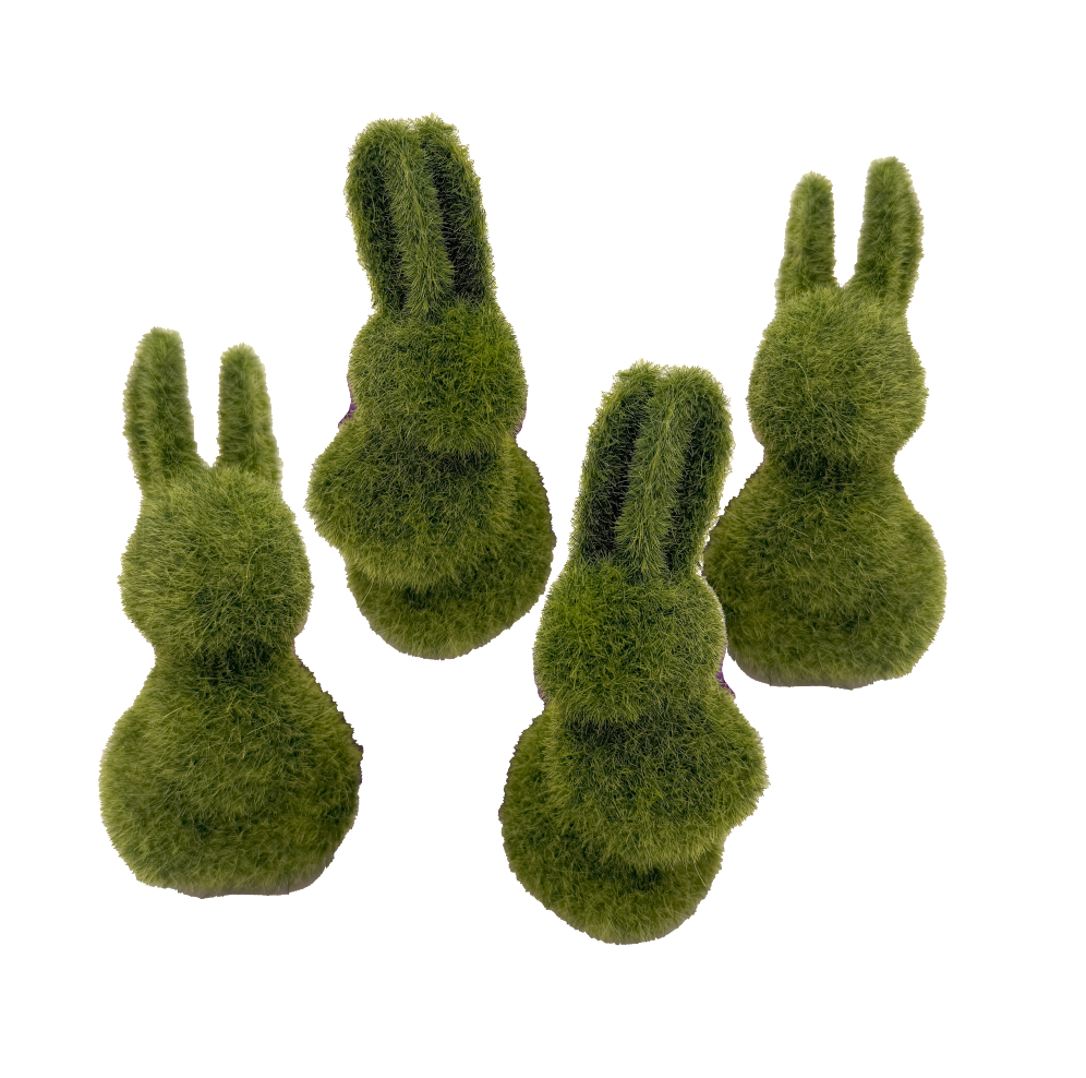 Mini Moss Rabbits (3.75"), s/4