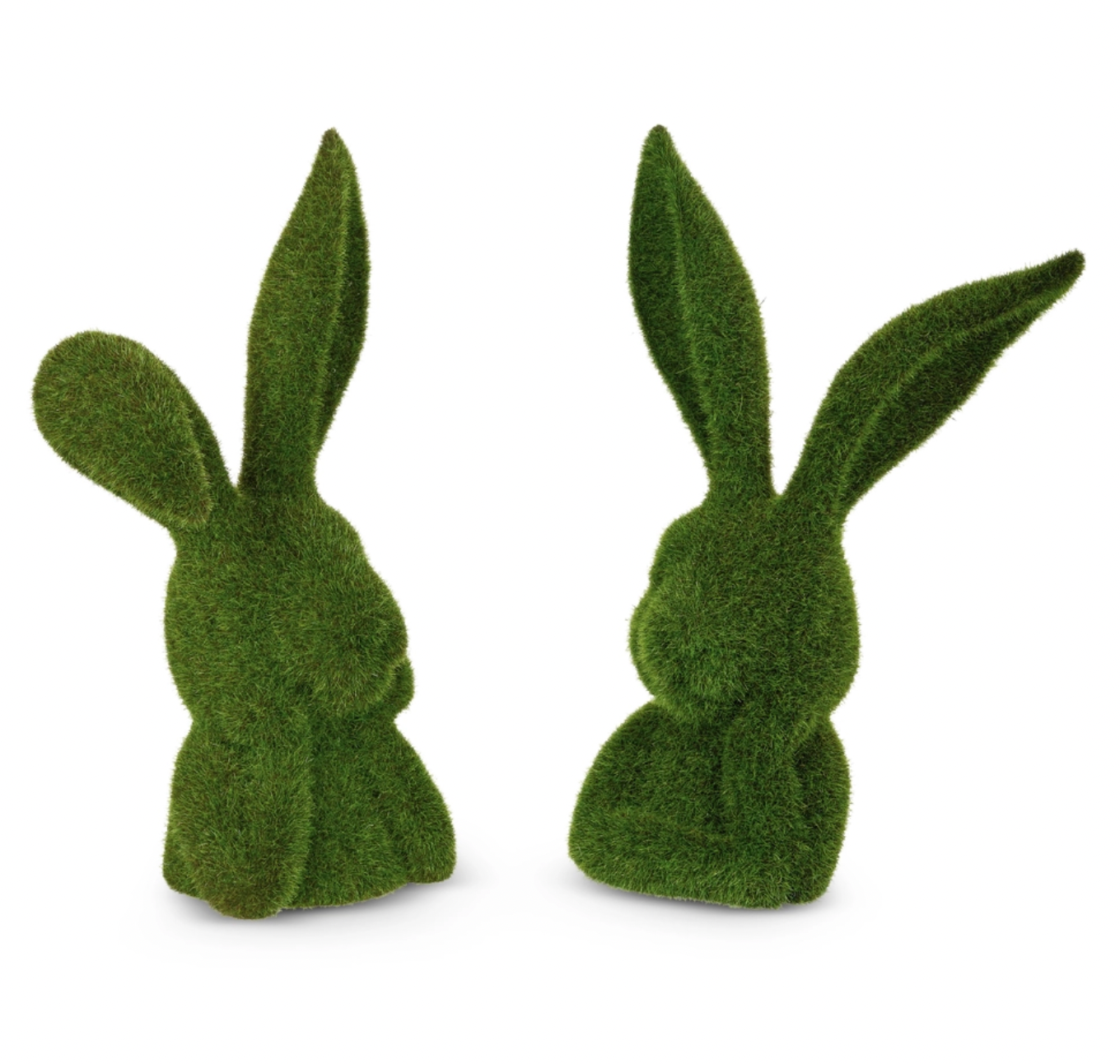 Moss Thinking Rabbit Bust (10")
