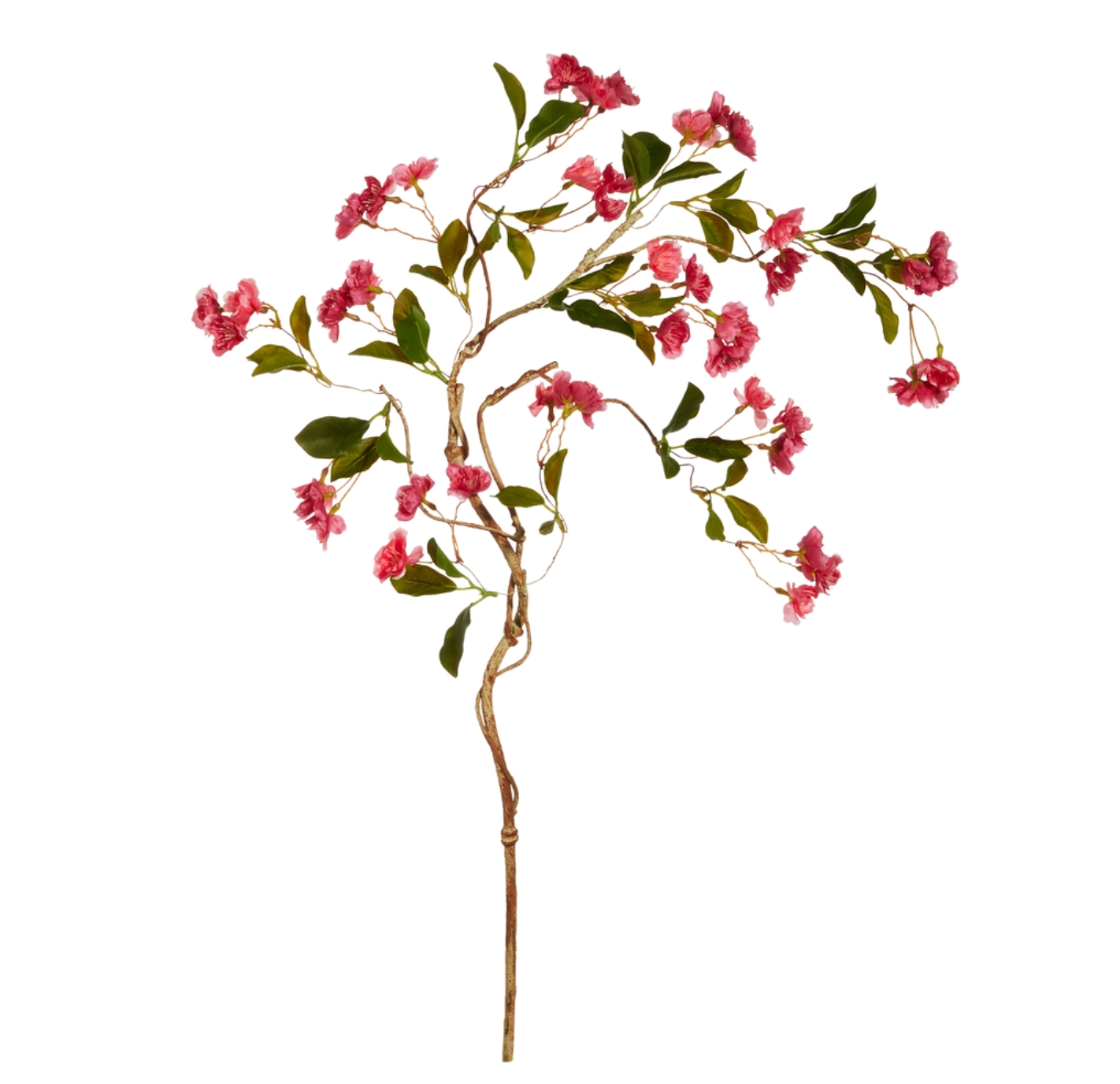 Pink Cherry Blossom Branch 39", s/2