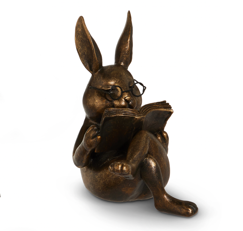 Antique Gold Reading Forest Friends