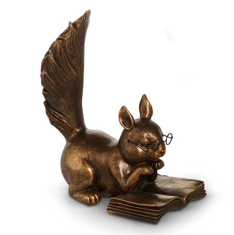 Antique Gold Reading Forest Friends