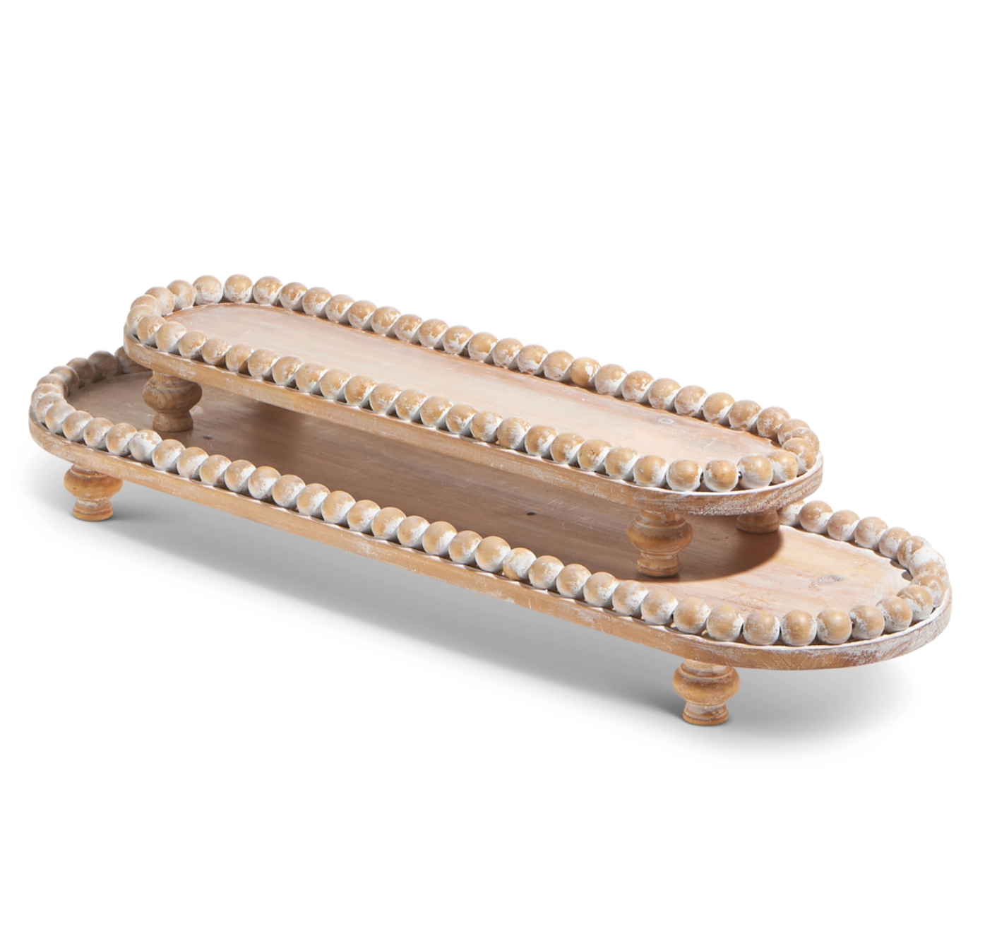 Whitewash Beaded Edge Riser