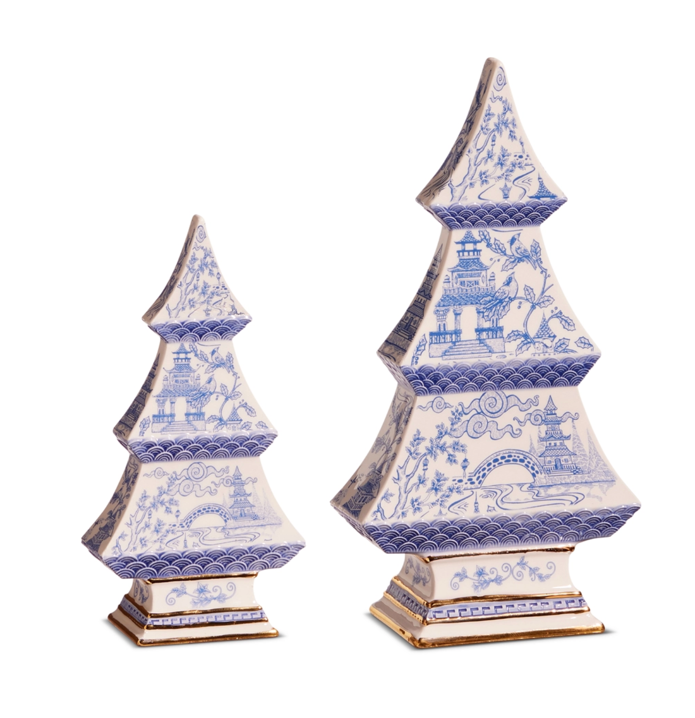 Blue Chinoiserie Trees