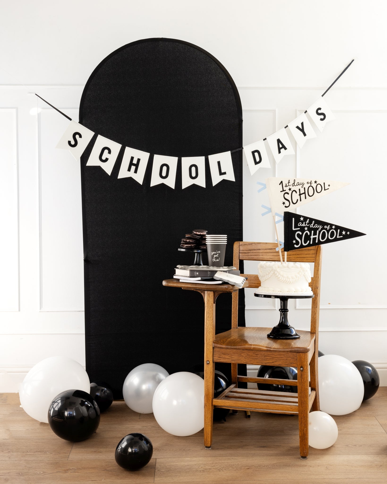 School Days Felt Banner