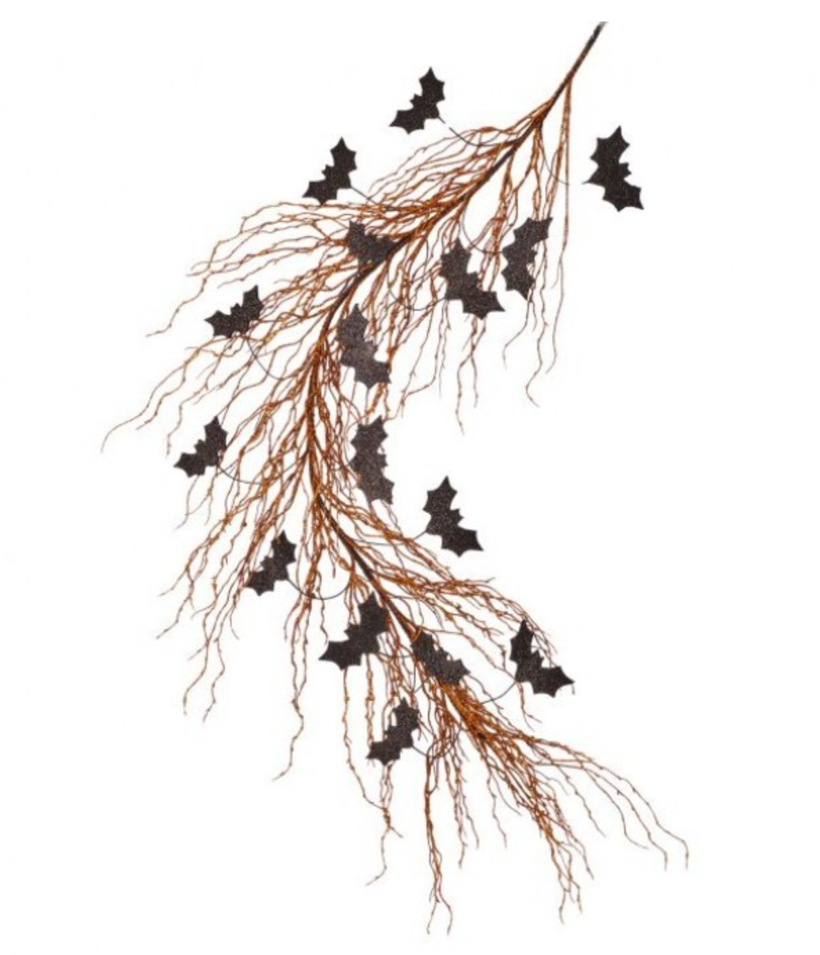 48" HALLOWEEN GLITTER BAT GARLAND