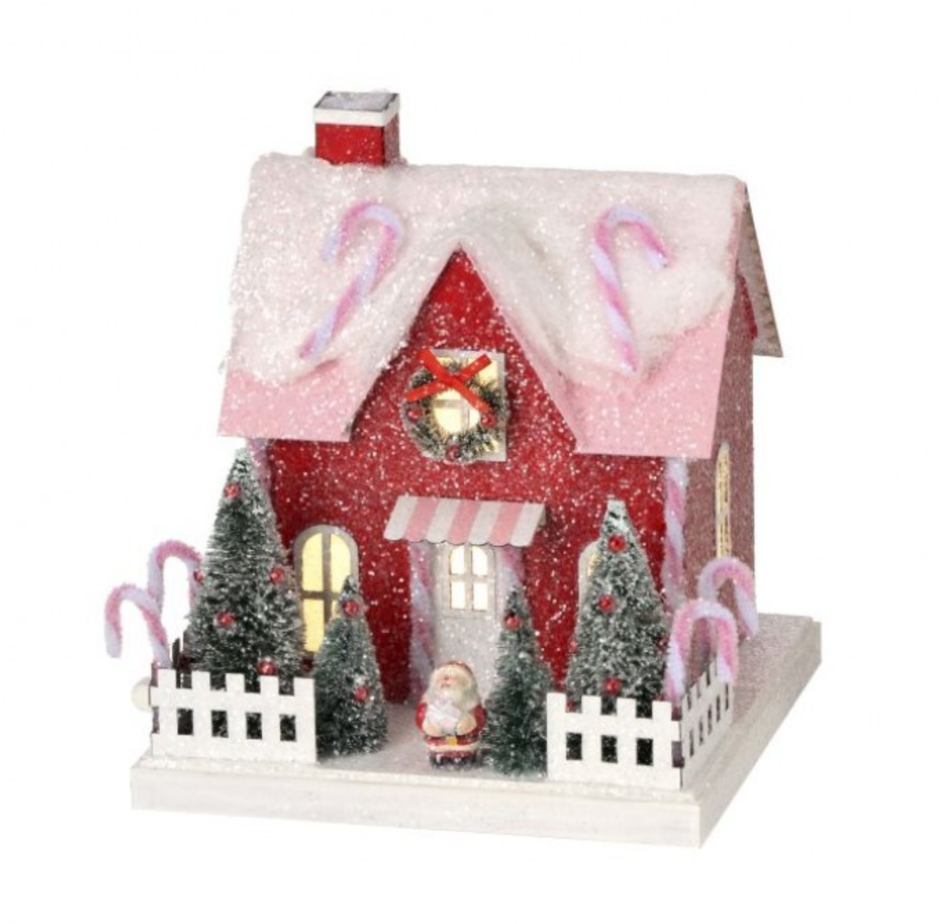 8.5" LED CARDBOARD CANDY LANE HOUSE