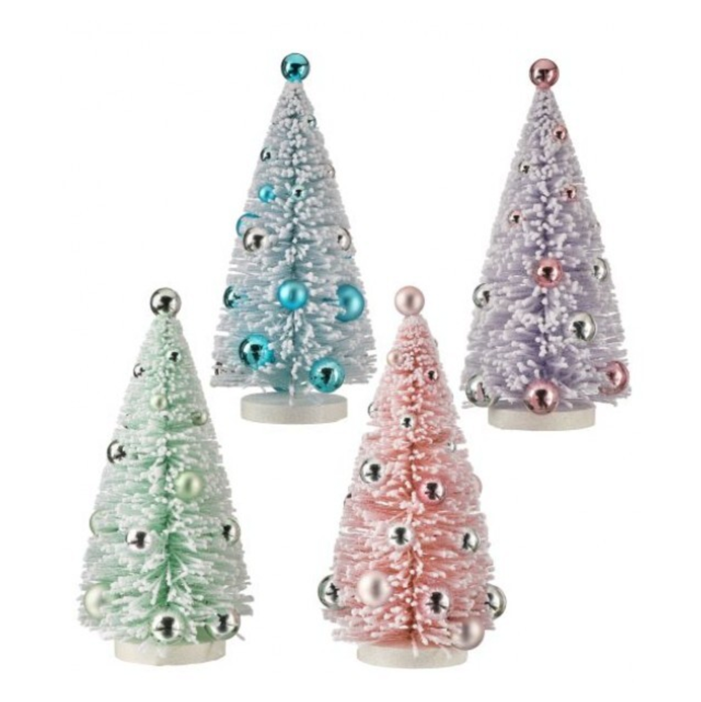 11.5" SUGARED PASTEL SISEL TREE