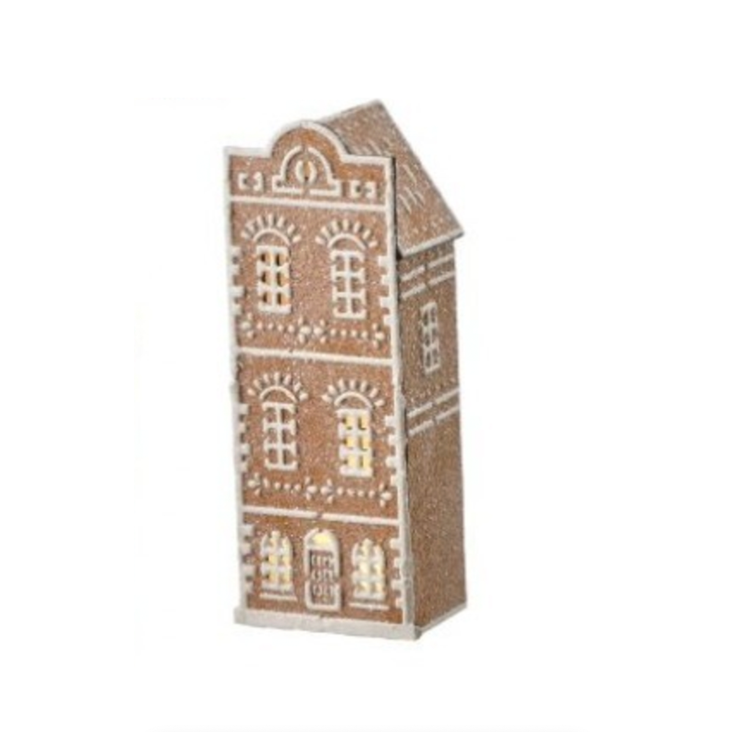 11"LED GINGERBREAD MANOR