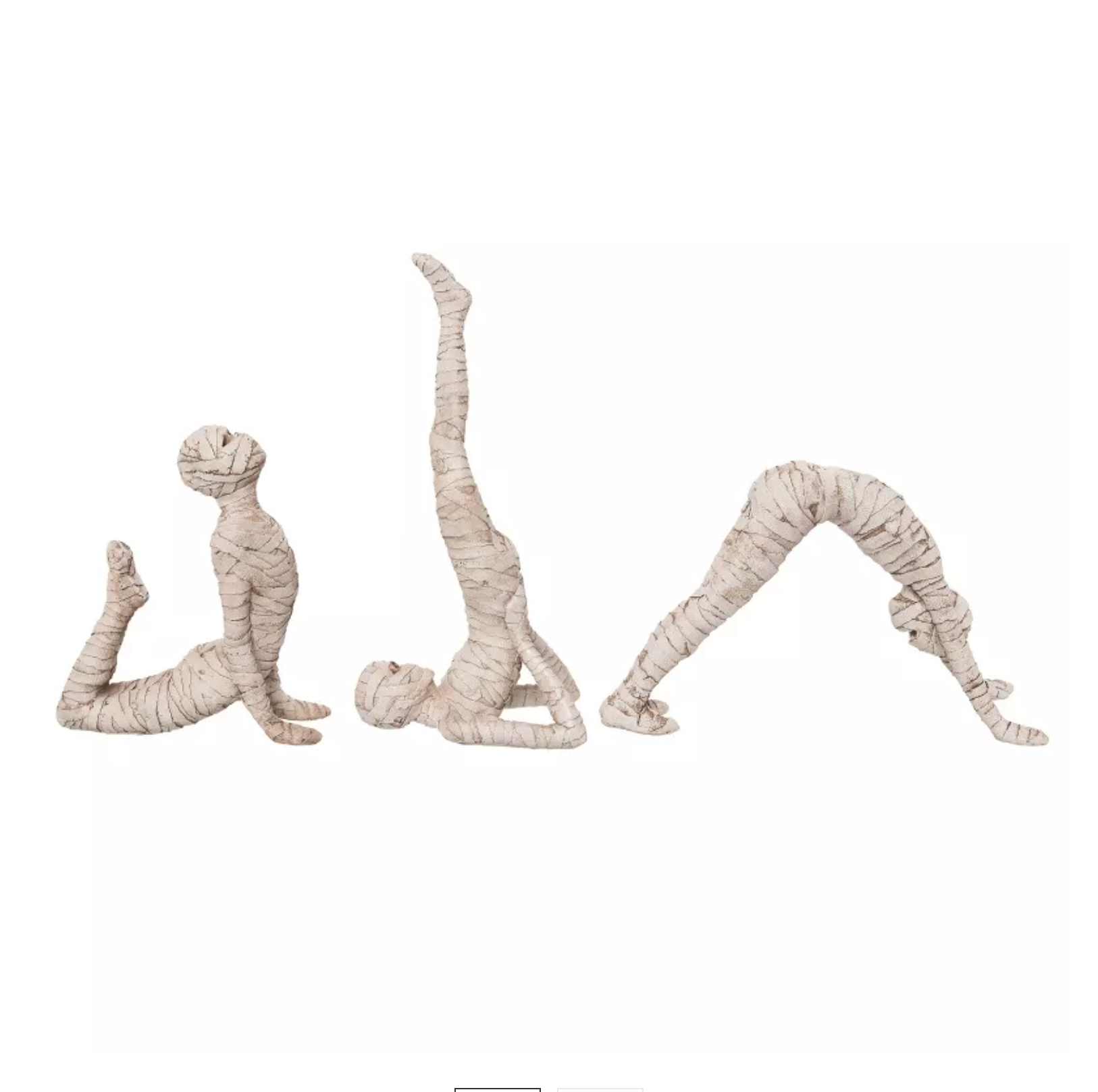 RES MUMMY STRETCH YOGA POSE, set/3