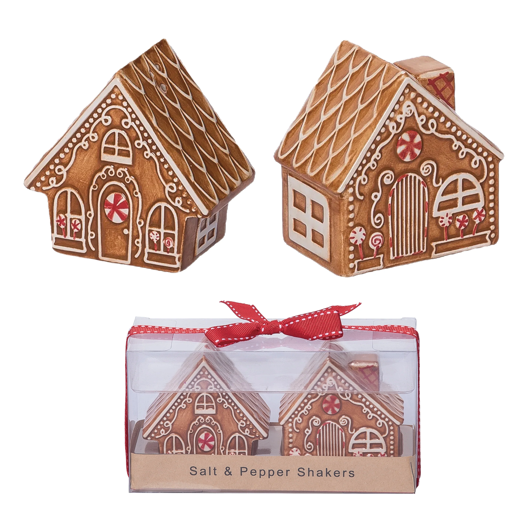 GINGERBREAD SALT AND PEPPER SHAKER