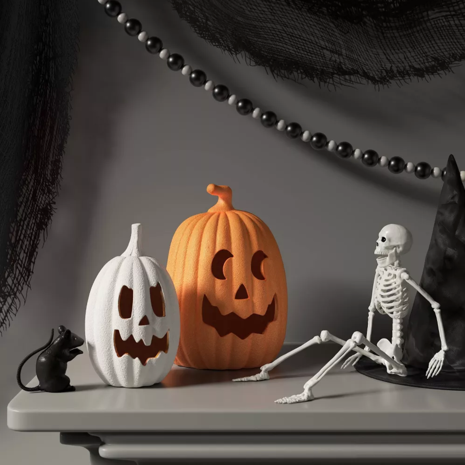 CERAMIC TEXTURED PUMPKIN
