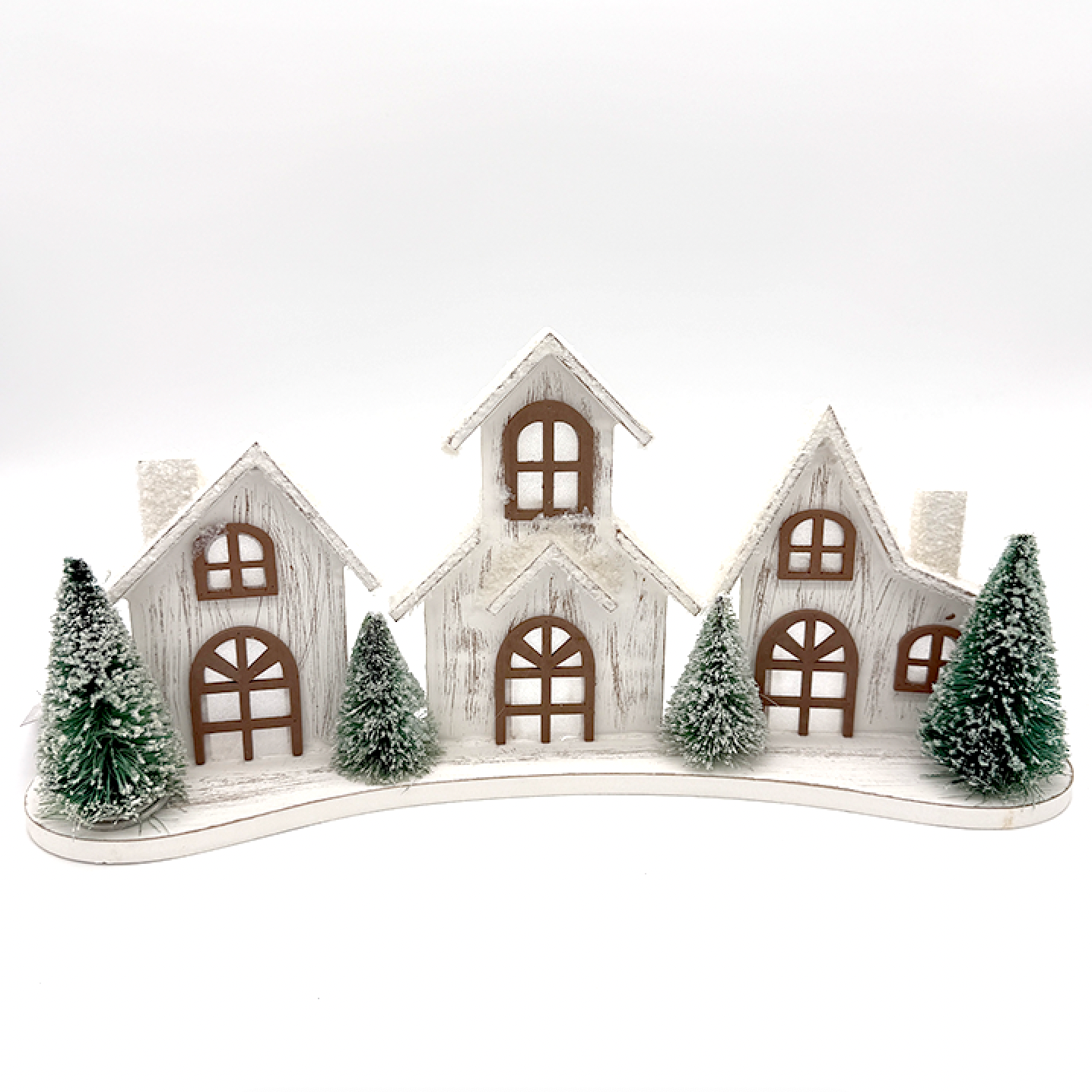 WOOD HOLIDAY HOUSE TABLETOP