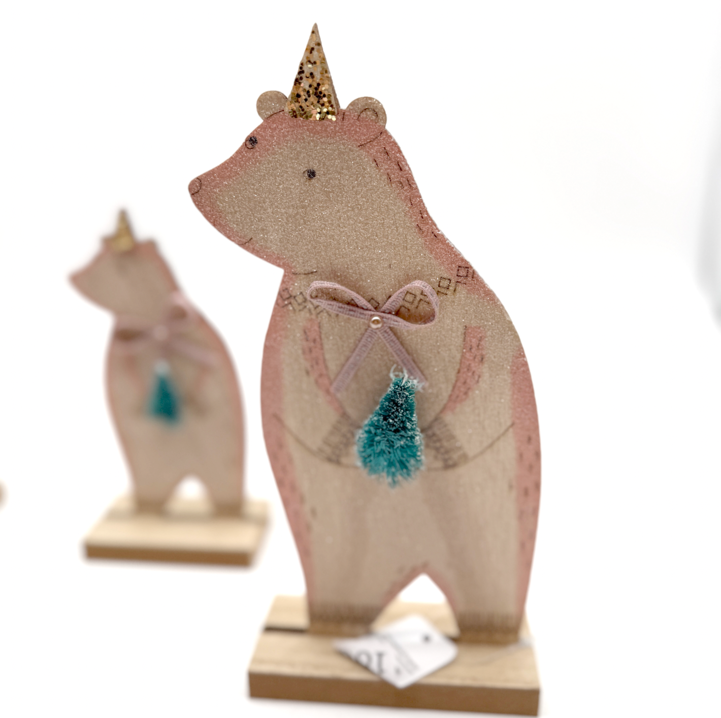Bear with Tree – Set of 4 (5.5"–8.5")