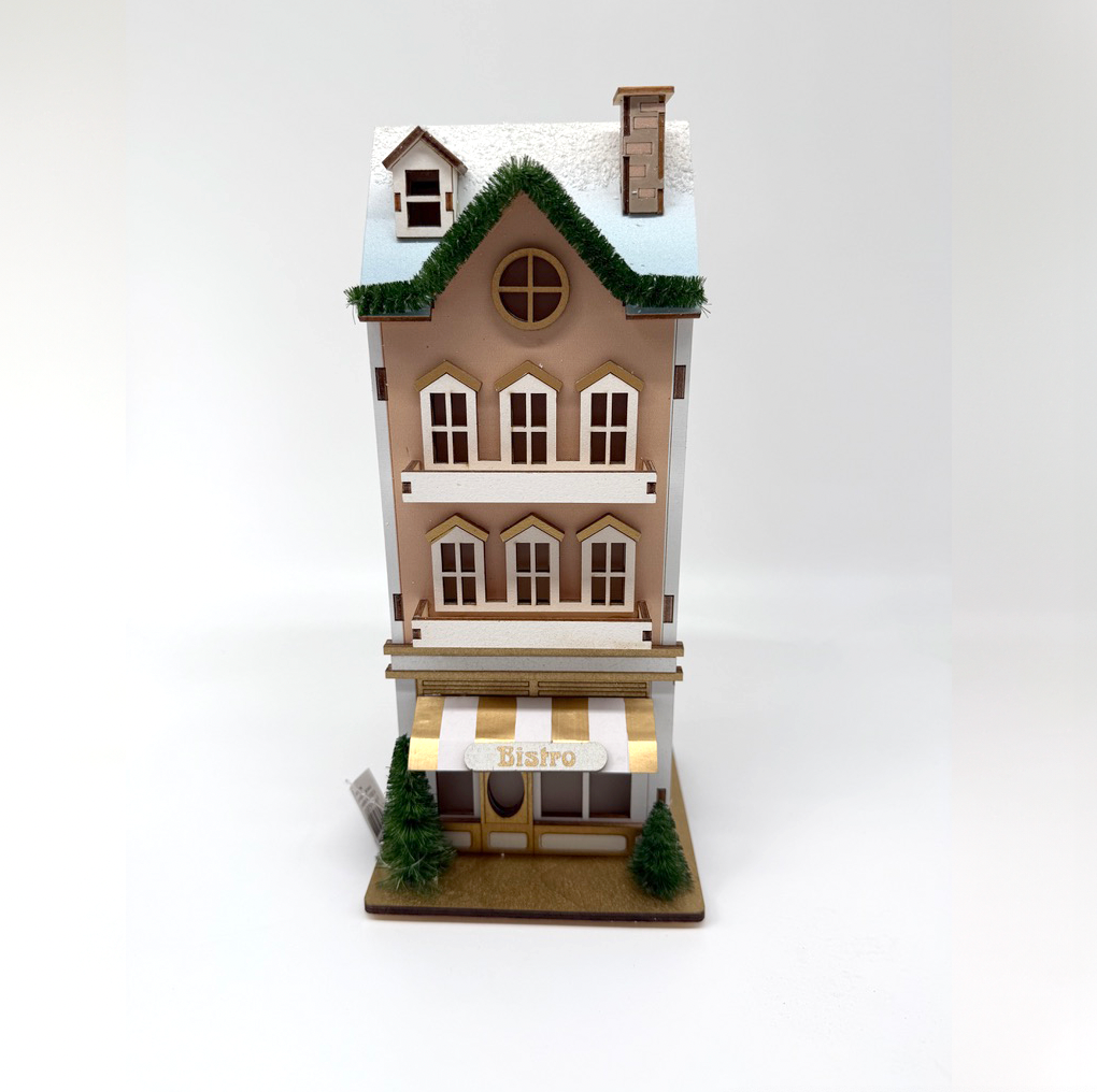 Parisian Lighted Village  |  11" - 13"