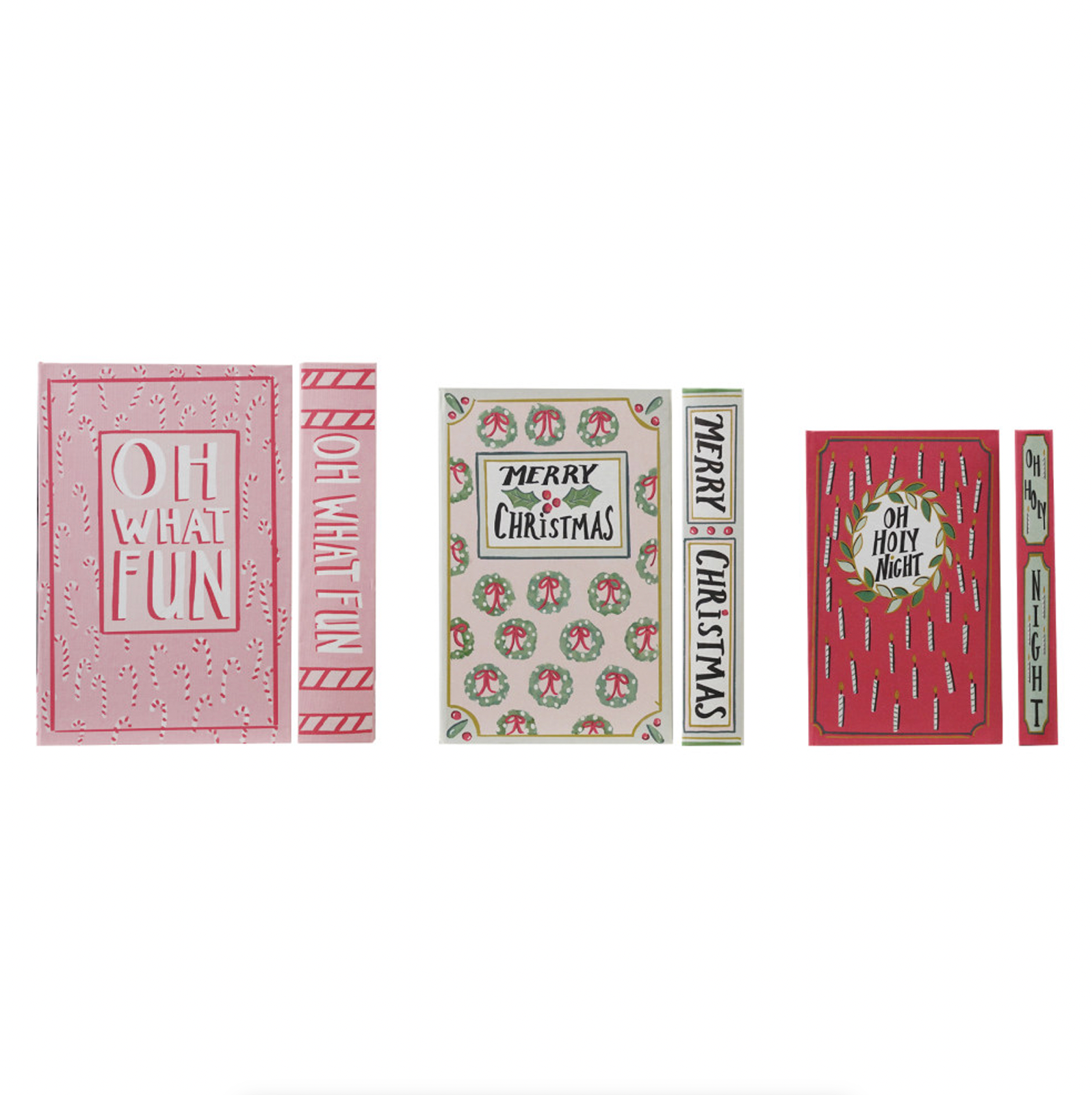 Christmas Book Storage Boxes (3 Styles), s/3