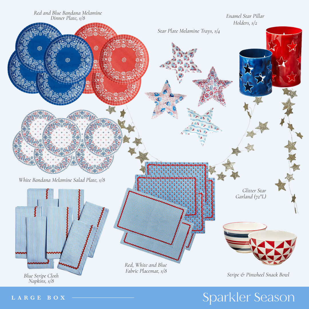 Sparkler Season Tablescape