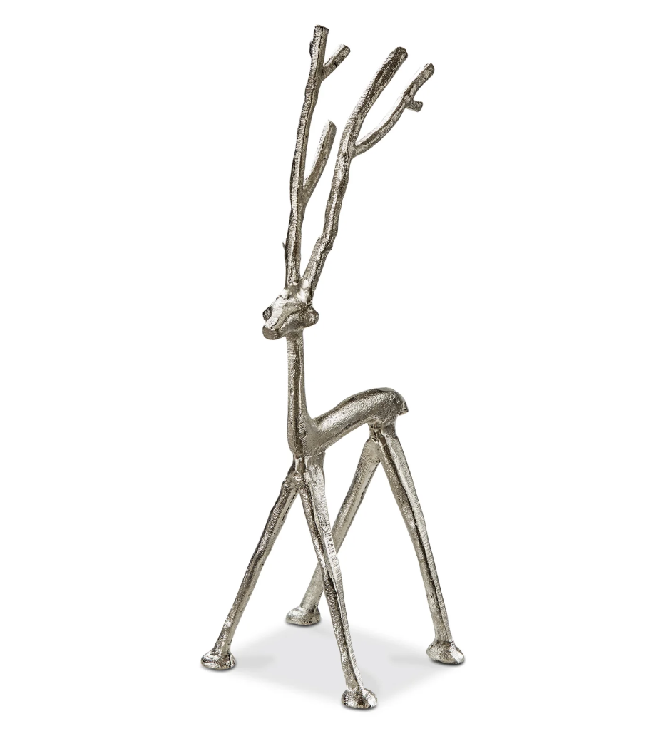 Cast Aluminum Reindeer, Large