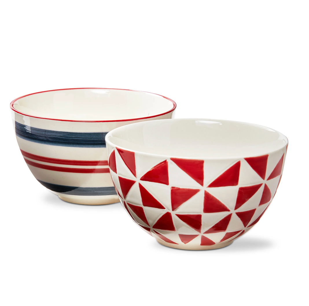 Stripe & Pinwheel Snack Bowl