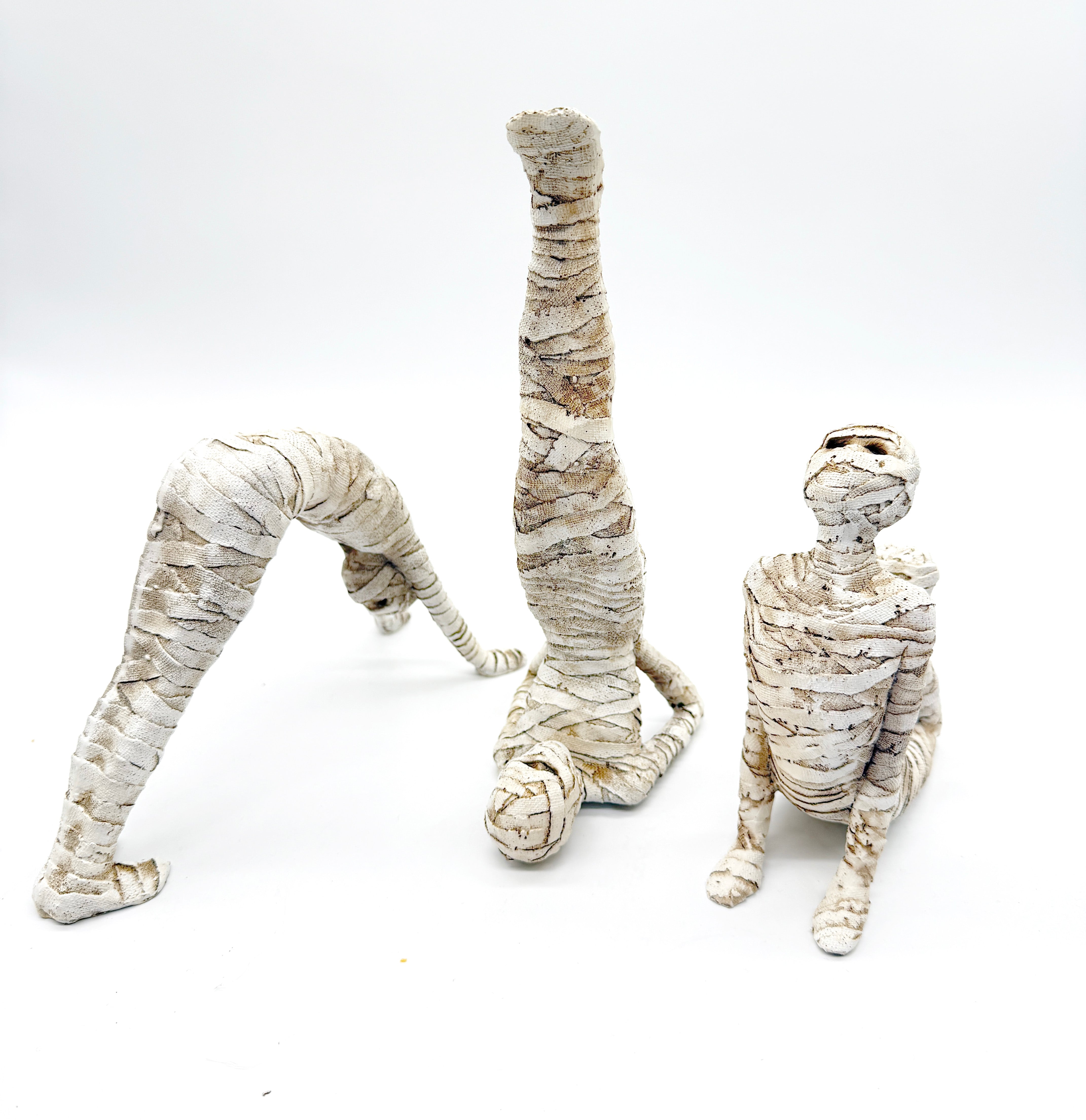 RES MUMMY STRETCH YOGA POSE, set/3