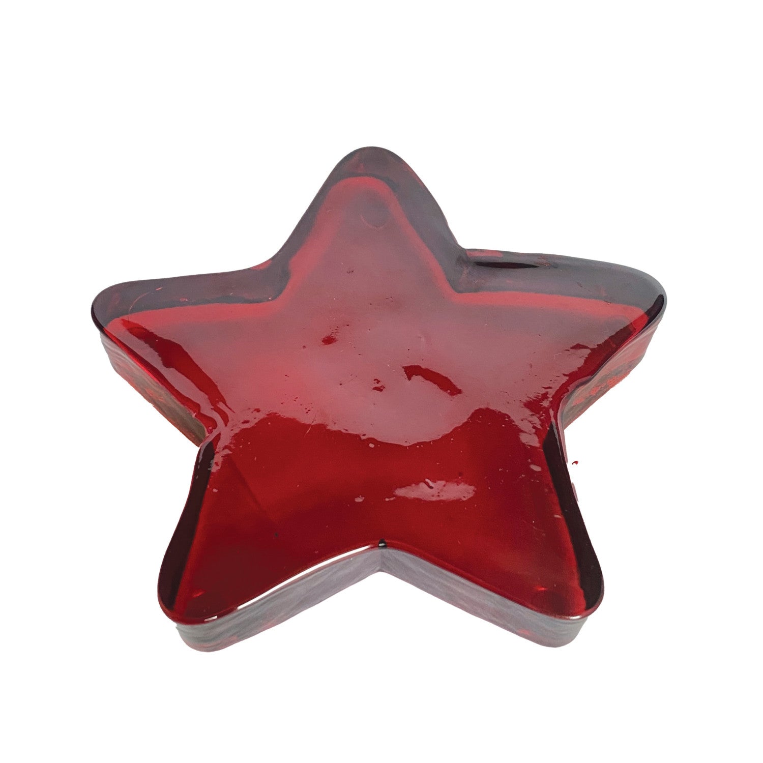 Pressed Glass Star Decor