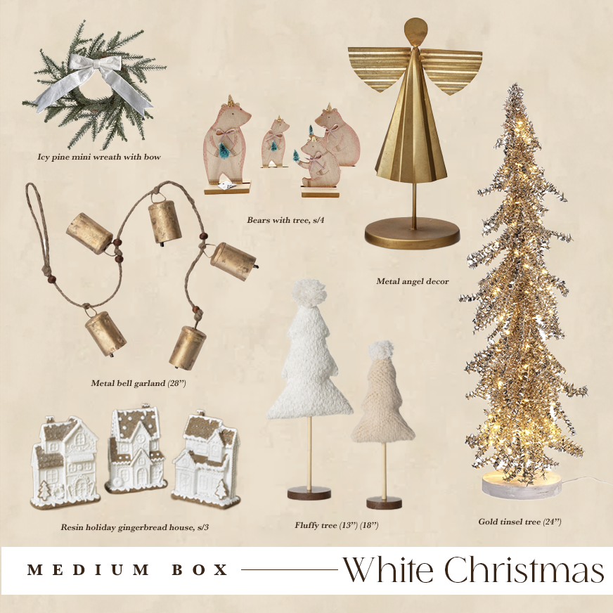 White Christmas Box - Medium