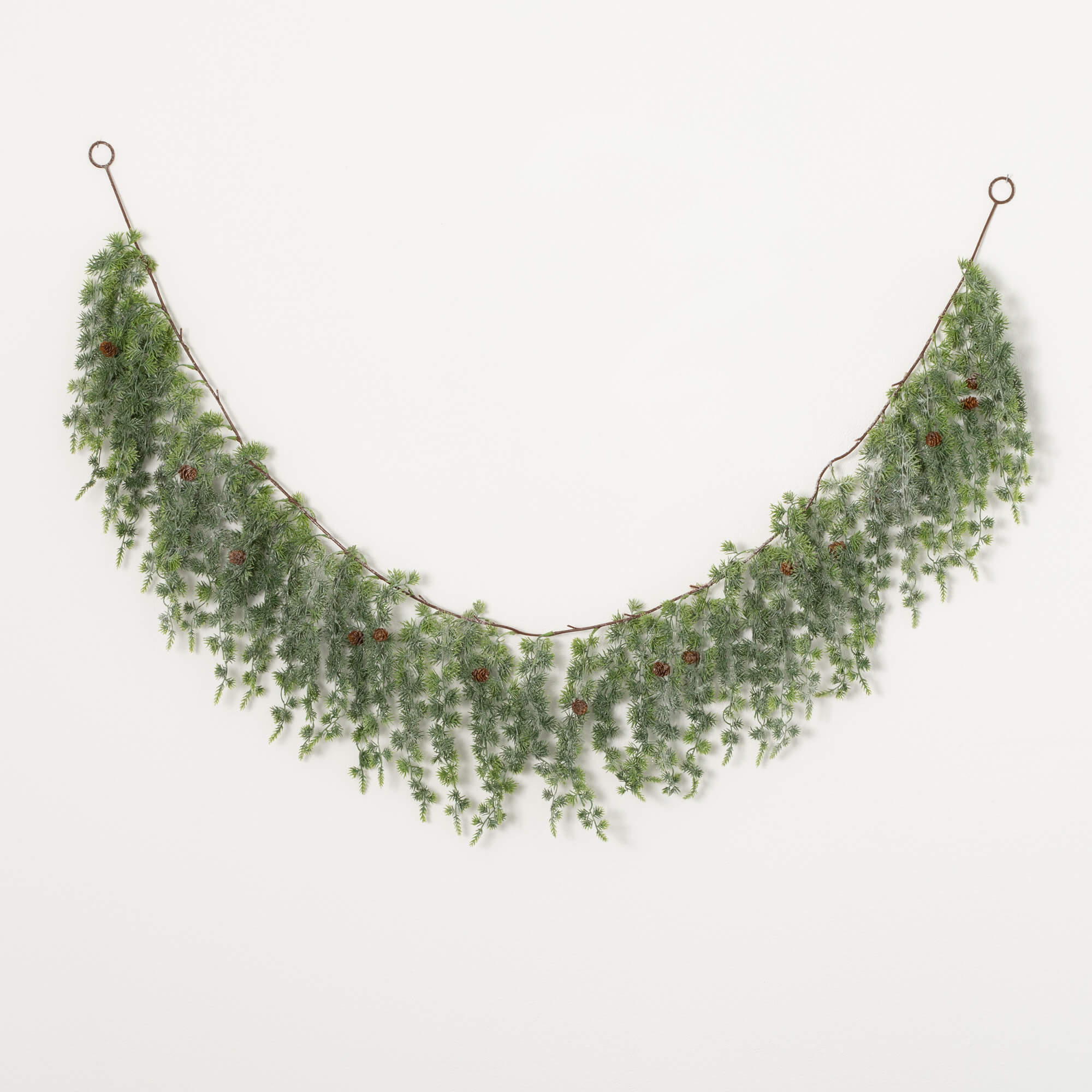 FROSTED PINE GARLAND - 5'8"