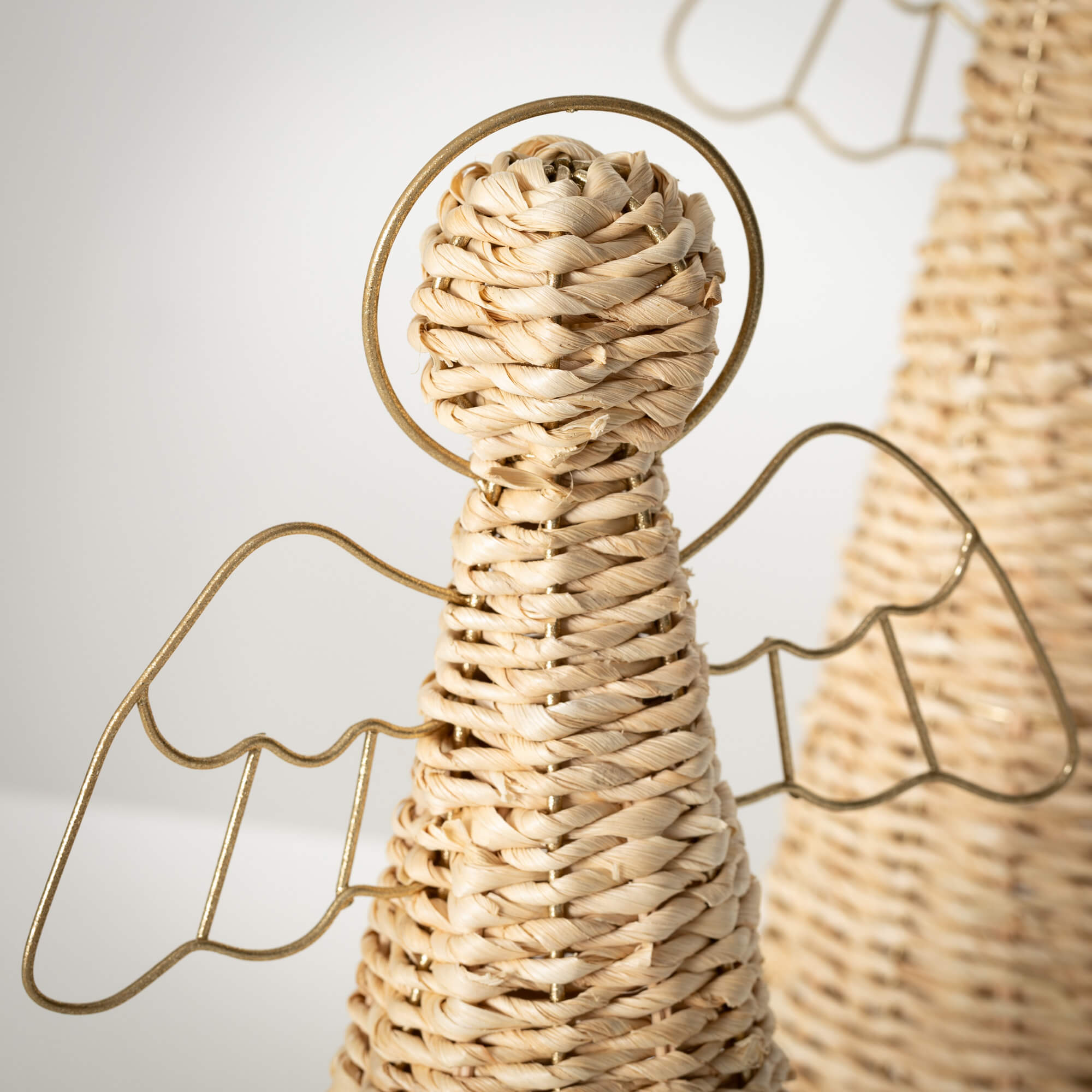 Woven Angel Figurines