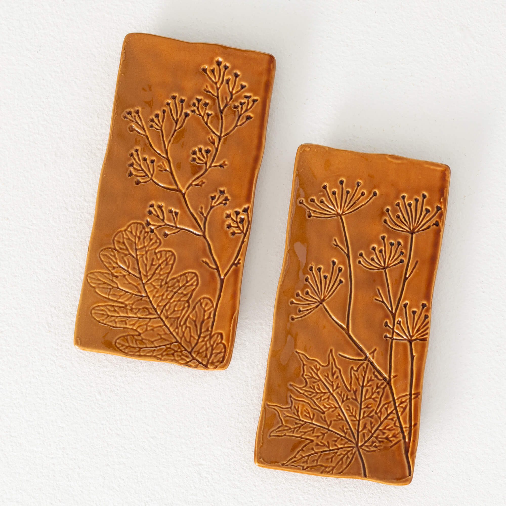 Embossed Folliage Tray