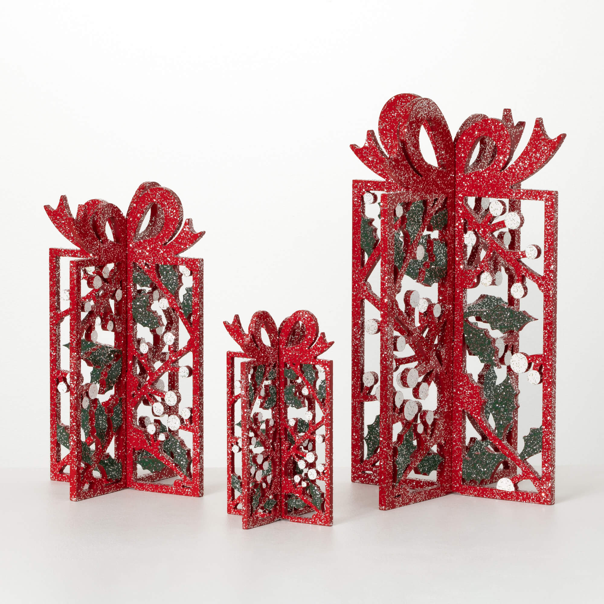STANDING RED PRESENT