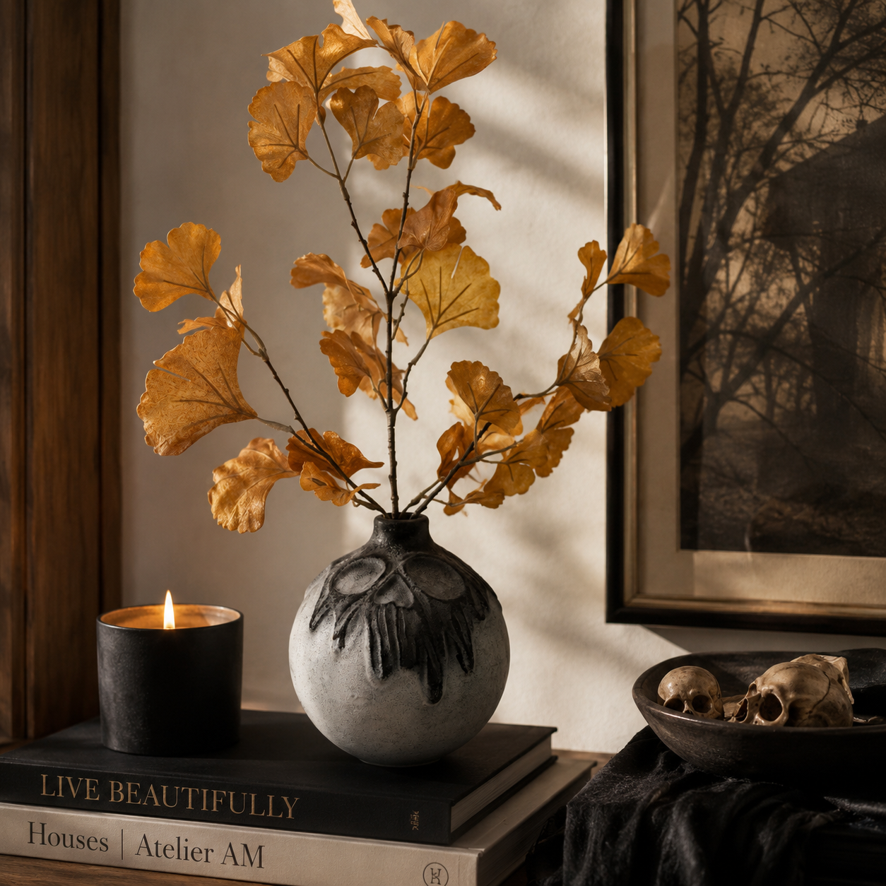 Skull Vase