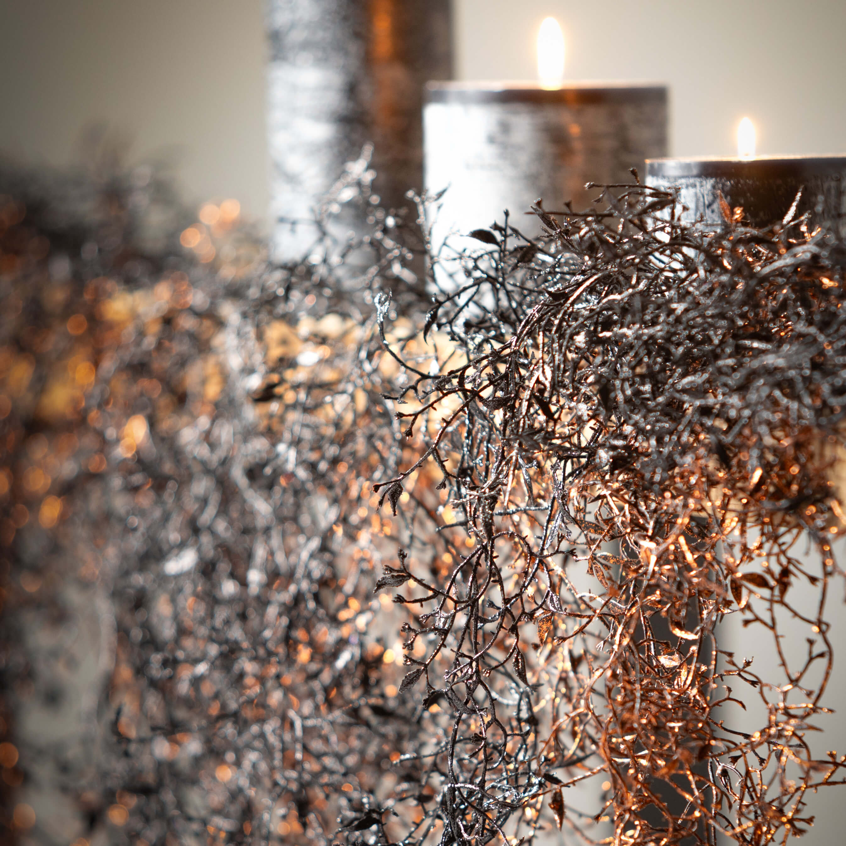 BLACK HALLOWEEN DROP GARLAND