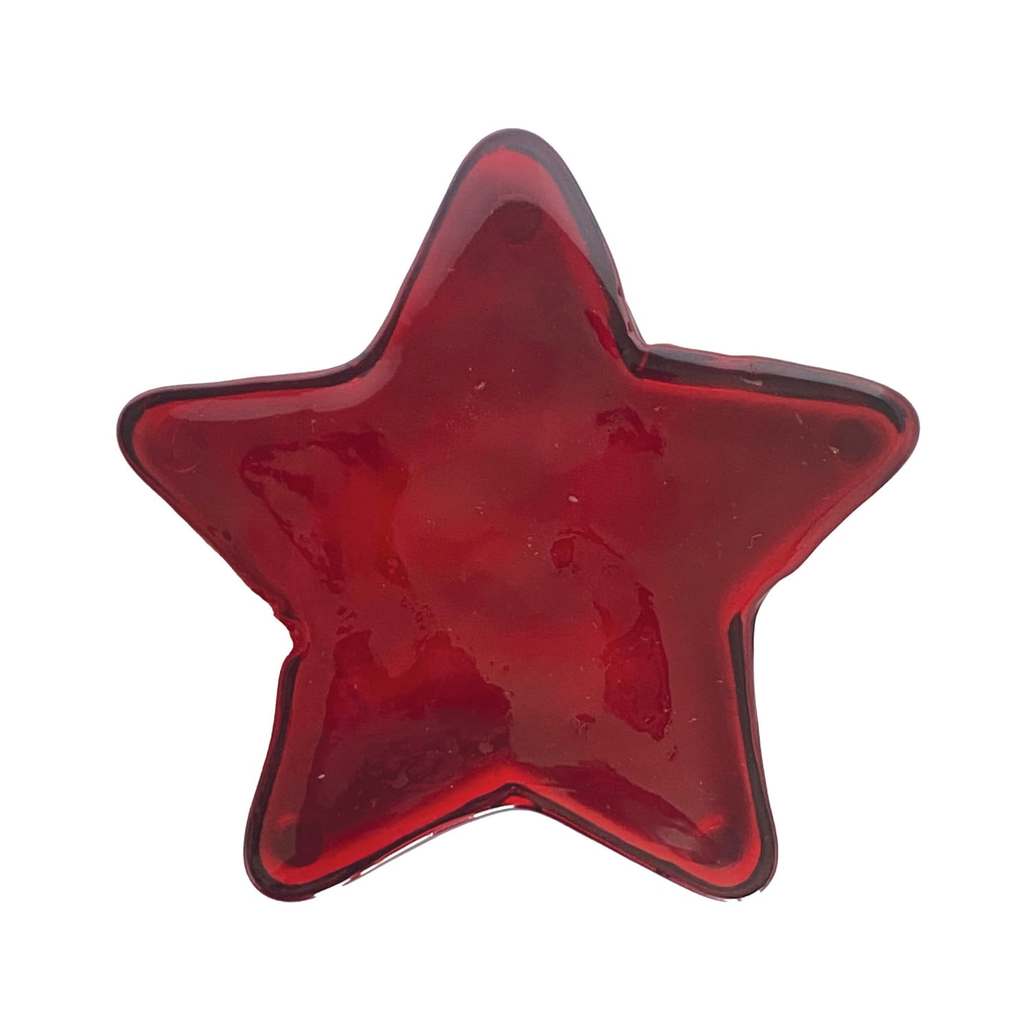 Pressed Glass Star Decor